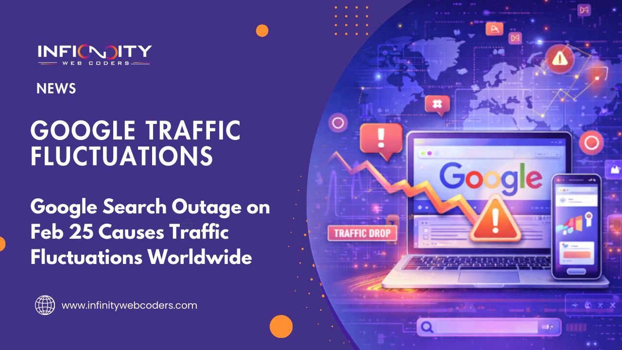 Google Search Outage on Feb 25 Causes Traffic Fluctuations Worldwide