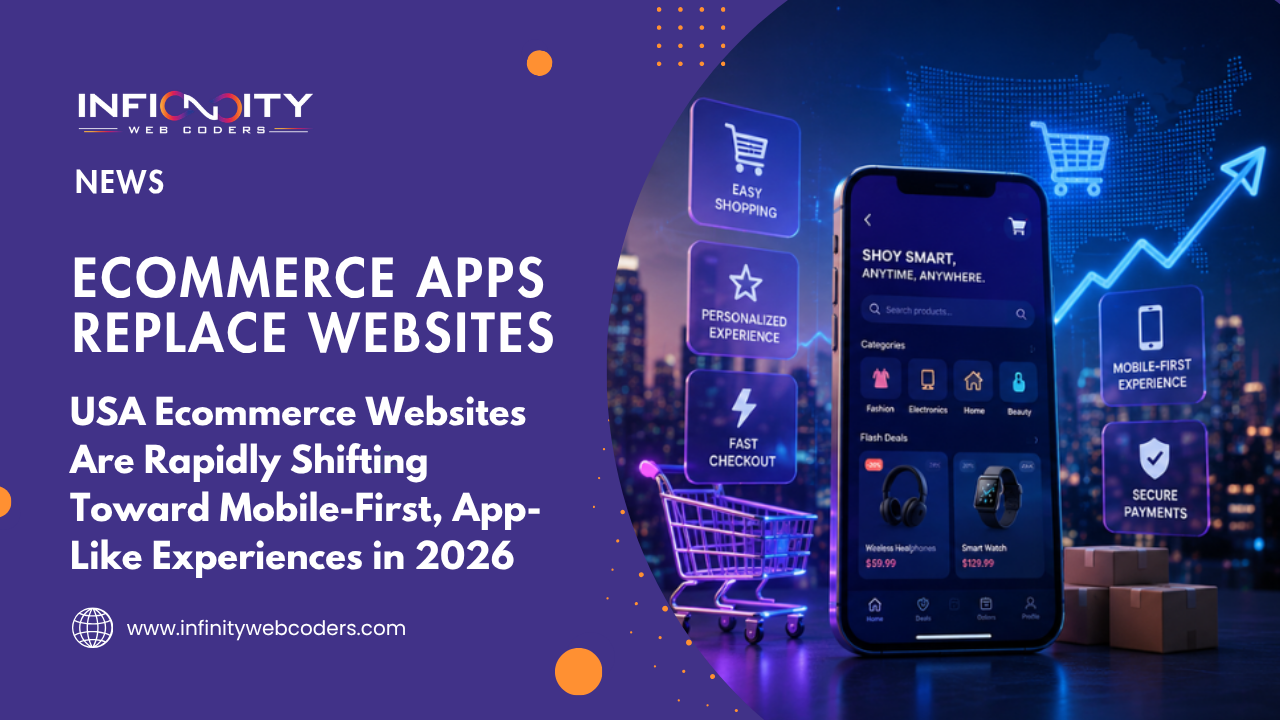 USA Ecommerce Websites Are Rapidly Shifting Toward Mobile-First, App-Like Experiences in 2026